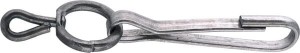 Spinacz łańcucha z okrętką, L-190 mm 1554082336