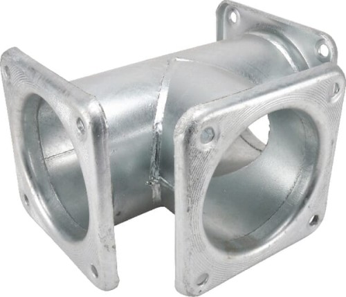 Trójnik z trzema kołnierzami czworokątnymi ocynk, 6"-6"-6" 6360000Z - Intertraktor
