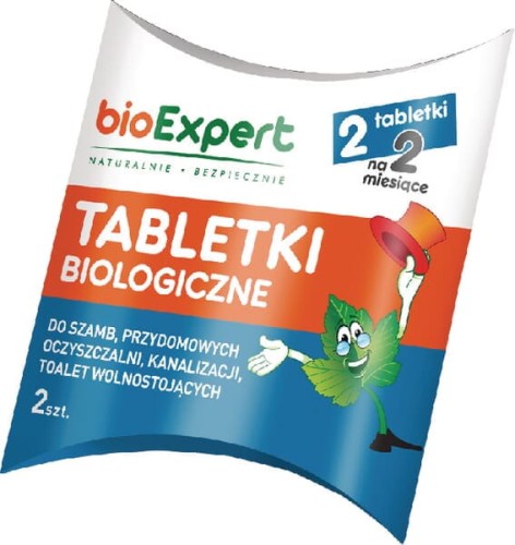 bioExpert musujące Tabletki do szamb i oczyszczalni 2 szt. 1705061002 - Intertraktor