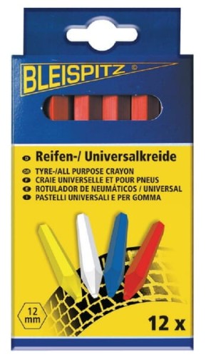 Kreda uniwersalna do znakowania opon Bleispitz, żółta 12 szt. HG0297 - Intertraktor