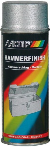 Lakier młotkowy Motip, srebrny 400 ml 04013 - Intertraktor