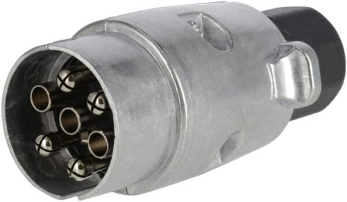 Wtyczka przyczepy 7-biegunowa, aluminiowa, 12V zaciski śrubowe (op. 10 szt.) TR00007KRPACK - Intertraktor