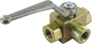 Zawór kulowy 3-drożny 3/8" otwory T KH3KSR06T