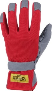 Rękawice ogrodnicze, czerwone/szare, roz. 10/XL Protect Kramp KG0700510