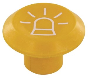 Symbol przełącznika, lampy błyskowej, okrągły, żółty 11310330PN