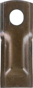 Nożyk kosiarki rotacyjnej lewy/prawy 132x50x4 mm owalny otwór 23.0x20.5 mm pasuje do Taarup 25 szt. KT5611050001