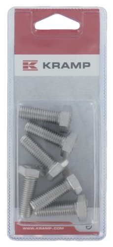 Śruba cały gwint M10x30 mm stal szlachetna A2 6 szt. KR9331030RVSP006 - Intertraktor