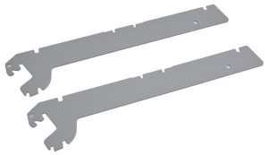 Wspornik półki regulowany 30 cm (2 szt.) aluminiowy 57150230X