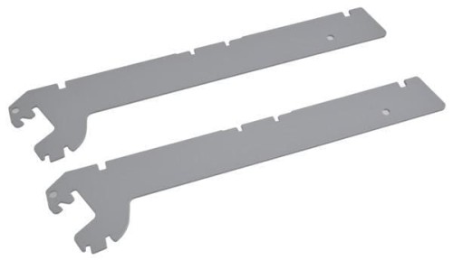 Wspornik półki regulowany 30 cm (2 szt.) aluminiowy 57150230X - Intertraktor