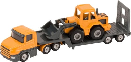 Pojazd niskopodwoziowy + koparka przednia S01616 - Intertraktor