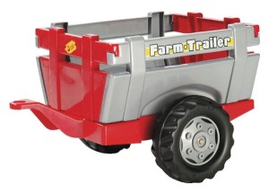 Przyczepa, czerwono/srebrna, od 2.5 lat rollyFarm Rolly Toys R12209