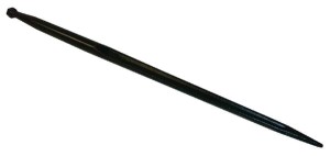 Ząb ładowacza, prosty, profil podwójne T 36x1100 mm końcówka szpiczasta z nakrętką M22x1.5 czarny gopart RT1GP