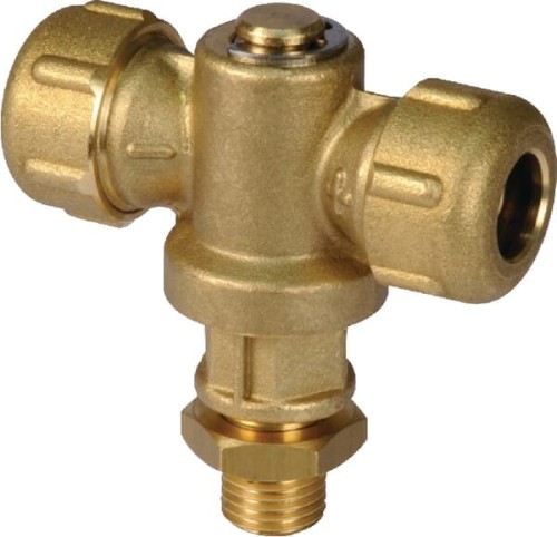 Uchwyt dyszy 2-drożny, mosiądz 1/4M 0058320900 - Intertraktor