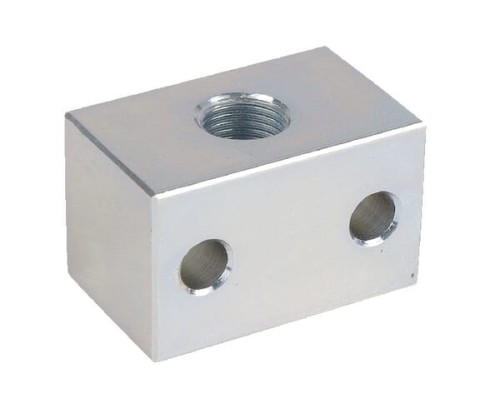 Blok rozdzielający 1 przyłącze M10x1 CLNB1M1010 - Intertraktor