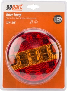 Lampa tylna zespolona LED, okrągła, 12-24V, Ø 140 mm gopart LA45050