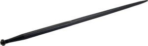 Ząb ładowacza, prosty, profil podwójne T 36x1100 mm końcówka szpiczasta z nakrętką M22x1.5 czerwony SHW FT3S