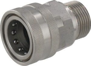 Szybkozłącze gniazdo Ø 18.2 mm gwint zewnętrzny 3/8" ze stali nierdzewnej 2704381KR