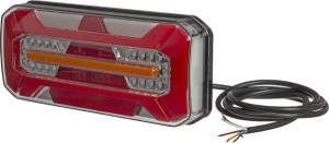 Lampa tylna zespolona LED, prawa, prostokątna 12/24V Kramp LA40074