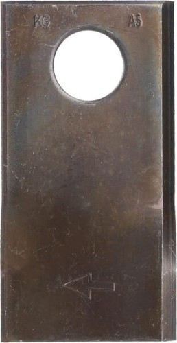 Nożyk kosiarki rotacyjnej prawy 93x47x3 mm otwór Ø 19 mm okrągły pasuje do Taarup/PZ 25 szt. KT4189300001 - Intertraktor
