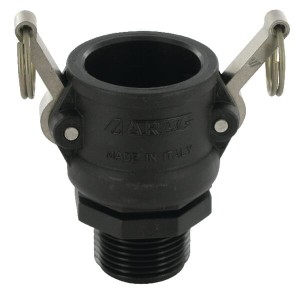 Gniazdo Camlock typ B PP Arag, gwint zew. 1" 18104B