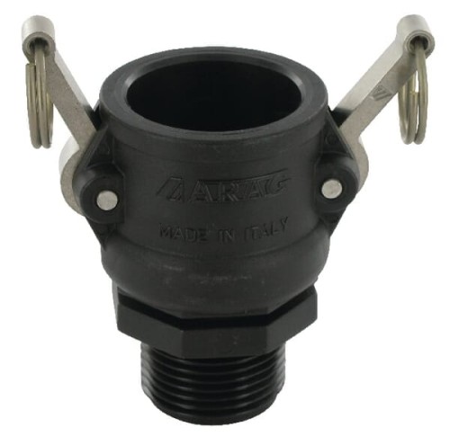 Gniazdo Camlock typ B PP Arag, gwint zew. 1" 18104B - Intertraktor