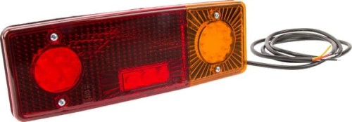 Lampa tylna zespolona LED, prawa, prostokątna, 12/24V Kramp LA40017 - Intertraktor