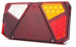Lampa tylna zespolona LED, prawa, prostokątna, 12/24V Kramp LA40920