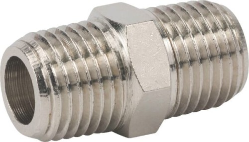 Łącznik dwustronny gwint stożkowy 3/8"x3/8" BSPT PN3838T - Intertraktor