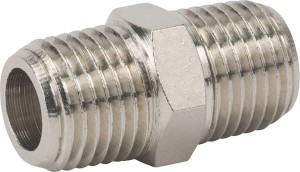 Łącznik dwustronny gwint stożkowy 1/8"x1/8" BSPT PN1818T