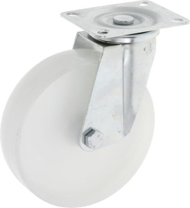 Koło skrętne PA Ø 150x40 mm podstawa montażowa: 100x80 mm nośność 120 kg Ro-Carr WH550150