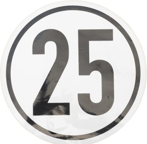 Naklejka 25 Km/h AC351905