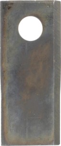 Nożyk kosiarki rotacyjnej lewy 114x48x4 mm otwór Ø 19 mm okrągły pasuje do Kongskilde JF/Stoll 8113800061