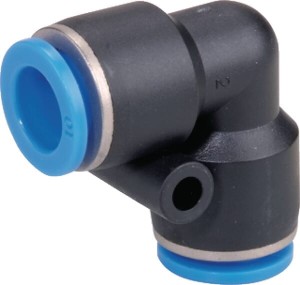 Złącze wtykowe kątowe, 4 mm Kramp EC4P