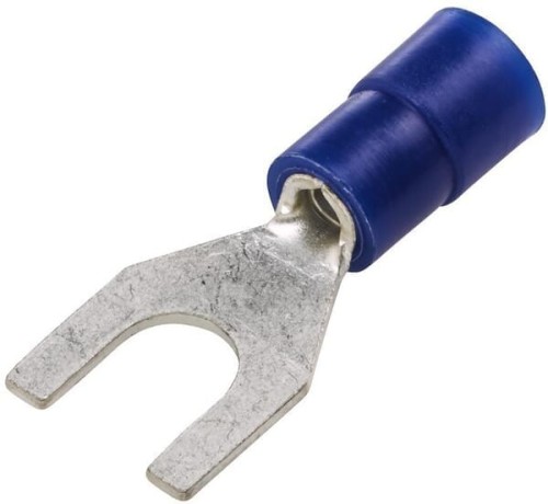 Końcówka przewodu widełkowa, niebieska, 1.5-2.5 mm² Ø 5.3 mm² Seria A, blister, Hella 8KW178045102 - Intertraktor