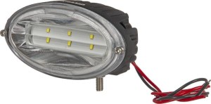 Lampa robocza LED, owalna 30W 2400lm z wtyczką Deutz, światło rozproszone 6 LED Kramp LA10439