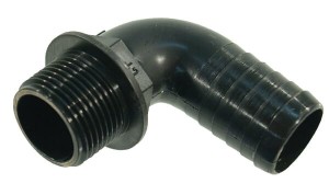 Przyłącze węża 90° gwint zew. Arag, 30 mm 1" 1132430AV