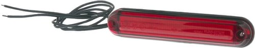 Lampa obrysowa LED, 0.7/1.5W prostokątna, 12/24V czerwona 6 LED Kramp LA103162 - Intertraktor