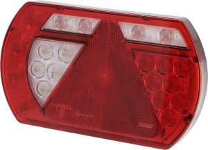 Lampa tylna zespolona LED, lewa SMART, 12V 236x140x24.3 mm Bayonet 6-pin Kramp L26060P6LH5SM