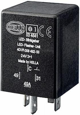 Przekaźnik kierunkowskazów LED 4 biegunowy 24V 4DM009492001 - Intertraktor
