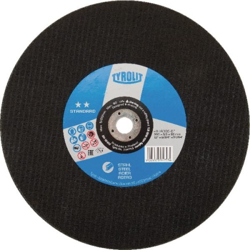 Tarcza do cięcia stali Standard Tyrolit, 350 x 4.0 x 25.4 mm 384758 - Intertraktor