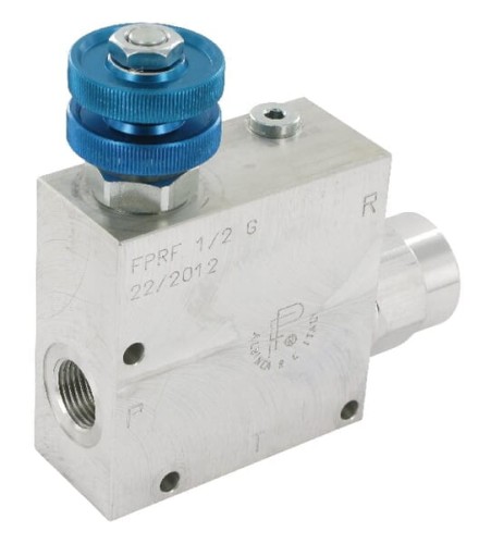 Zawór regulacji przepływu 3-drożny 1/2" 50-90 l/min FPRF12G - Intertraktor