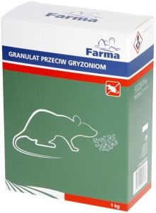 Granulat na myszy i szczury 1 kg Farma 1704101000FA