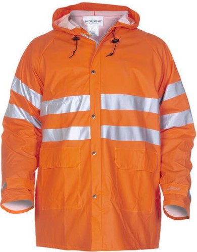 Kurtka przeciwdeszczowa Hi-vis, pomarańczowy, rozmiar M, Hydrosoft, Hydrowear 015757FOM - Intertraktor