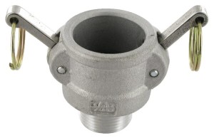 Końcówka węża Camlock gwint zew. typ B stal nierdzewna, 1-1/4" HCN100BSS032