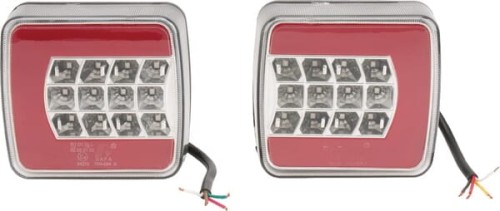 Lampa tylna zespolona LED, prostokątna, 12/24V 98.8x106.5x35.0 mm gopart LA99195 - Intertraktor