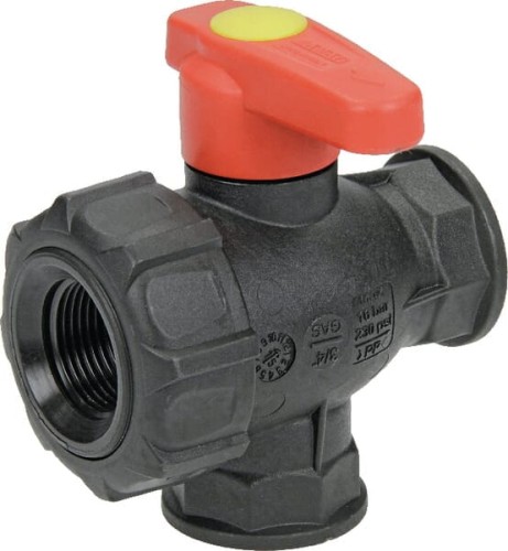 Zawór kul. 3/4" 3-dr. przelot. 45531113 - Intertraktor