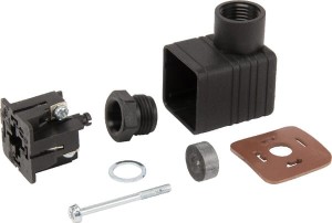 Wtyczka elektrozaworu, on-off czarna PVG32984L3156