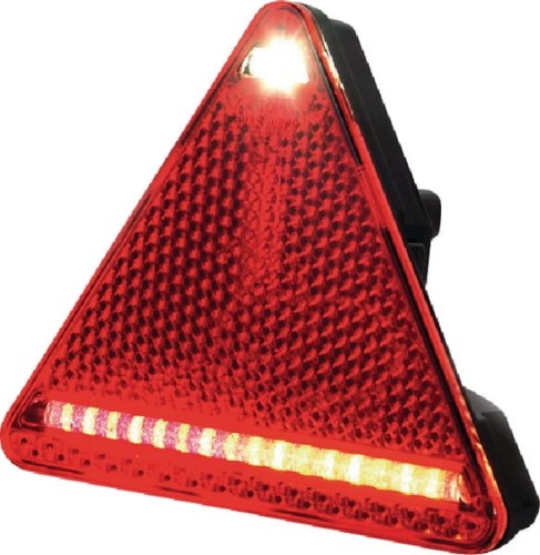 Lampa tylna zespolona LED, prawa, trójkątna, 12/24V Kramp LA40049 - Intertraktor