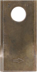 Nożyk kosiarki rotacyjnej lewy 93x47x3 mm otwór Ø 19 mm okrągły pasuje do Taarup/PZ/Vicon 25 szt. KT4189400001