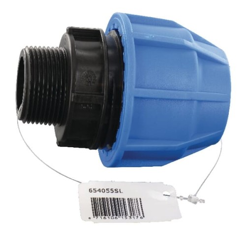 Złączka polietylenowa PE gwint zew. Supreme S16, 40 x 1¼" 654055SL - Intertraktor